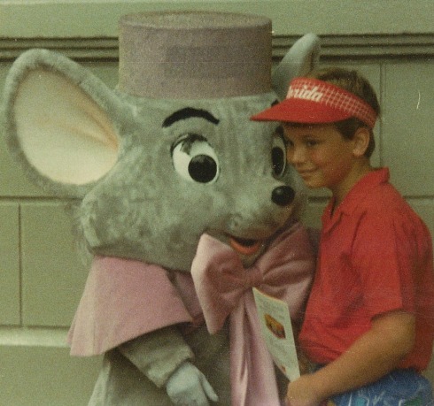 Me with Bianca (of "The Rescuers") at Walt Disney World circa 1984.