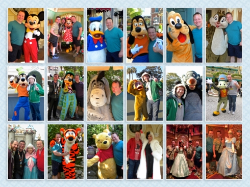 Disney Character Collage