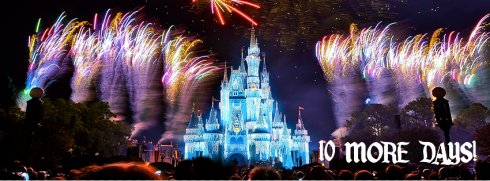 10 Days To Walt Disney World!