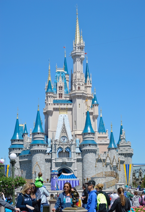 Cinderella's Castle at the Magic Kingdom at Walt Disney World in Orlando, Florida.